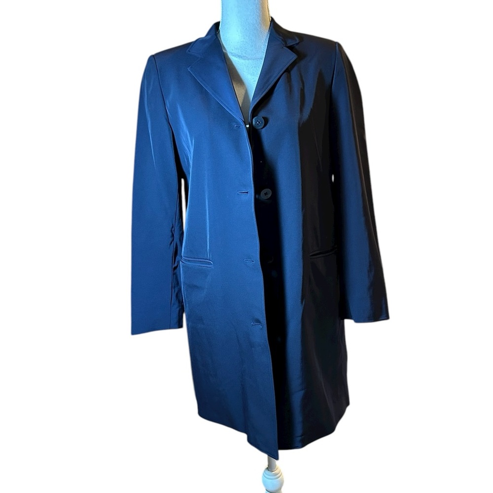 DKNY Navy Blue Women's Long Blazer